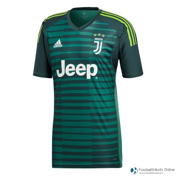 Juventus Trikot Heim Torwart 2018-19 Grün Fussballtrikots Günstig